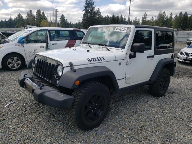 1C4AJWAG7HL548717 - 2017 JEEP WRANGLER SPORT WHITE photo 1