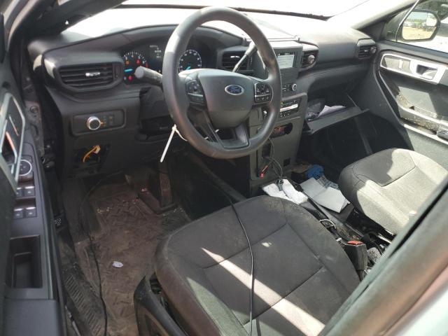 1FM5K8AC2NGC26347 - 2022 FORD EXPLORER POLICE INTERCEPTOR ვერცხლისფერი ფოტო 8