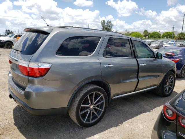 1C4SDHETXCC266529 - 2012 DODGE DURANGO CITADEL GRAY photo 3