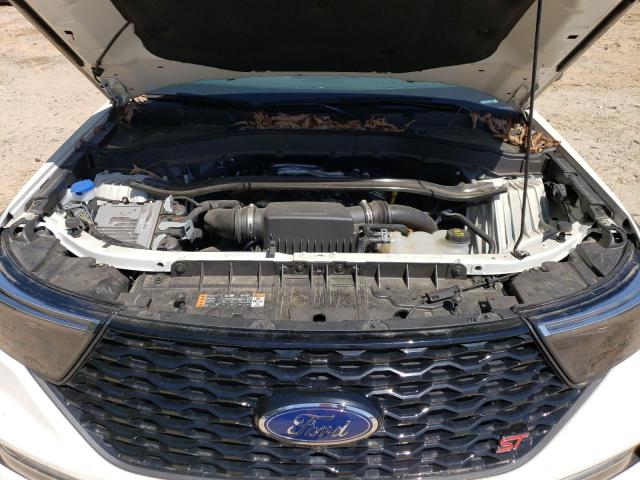 1FM5K8GC5LGC21373 - 2020 FORD EXPLORER ST WHITE photo 12