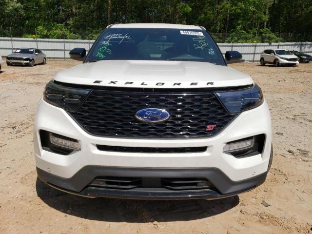 1FM5K8GC5LGC21373 - 2020 FORD EXPLORER ST WHITE photo 5