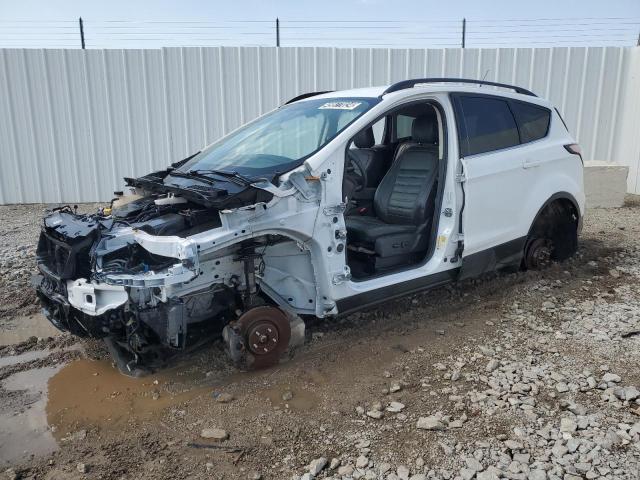 1FMCU9HD0JUC24923 - 2018 FORD ESCAPE SEL WHITE photo 1