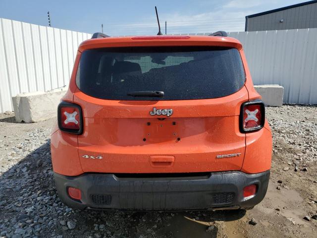 ZACNJBAB5KPK82662 - 2019 JEEP RENEGADE SPORT ORANGE photo 6