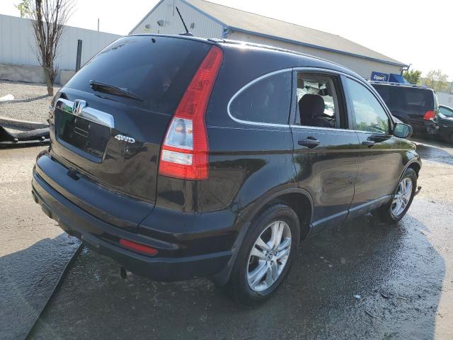 5J6RE4H75BL024825 - 2011 HONDA CR-V EXL BLACK photo 3