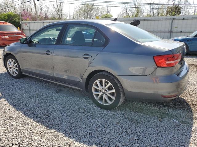 3VWD17AJ0FM253076 - 2015 VOLKSWAGEN JETTA SE GRAY photo 2