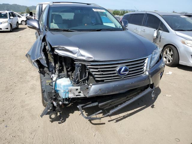 2T2BC1BA8FC002052 - 2015 LEXUS RX 450H CHARCOAL photo 5