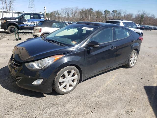 5NPDH4AE5DH422866 - 2013 HYUNDAI ELANTRA GLS BLACK photo 1