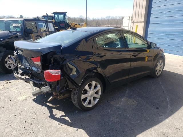 5NPDH4AE5DH422866 - 2013 HYUNDAI ELANTRA GLS BLACK photo 3