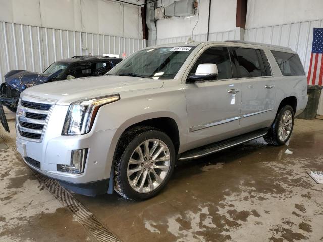 1GYS4HKJ2LR167116 - 2020 CADILLAC ESCALADE ESV LUXURY SILVER photo 1