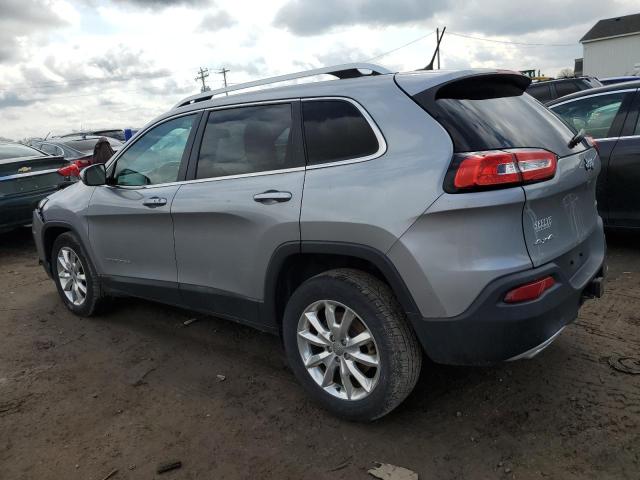 1C4PJMDS0FW672998 - 2015 JEEP CHEROKEE LIMITED GRAY photo 2