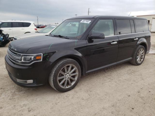 2FMGK5D85DBD14085 - 2013 FORD FLEX LIMITED BLACK photo 1