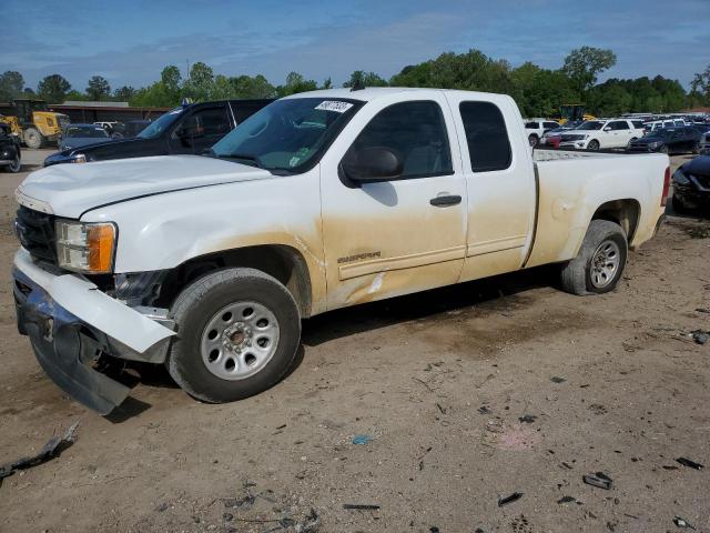 1GTSCUEA0AZ267192 - 2010 GMC SIERRA C1500 SL WHITE photo 1