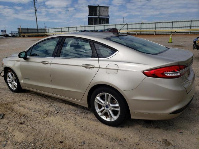 3FA6P0LU4JR175007 - 2018 FORD FUSION SE HYBRID TAN photo 2