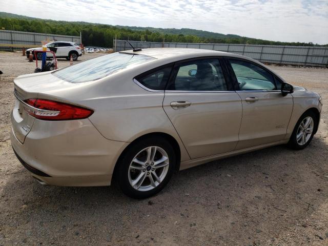 3FA6P0LU4JR175007 - 2018 FORD FUSION SE HYBRID TAN photo 3