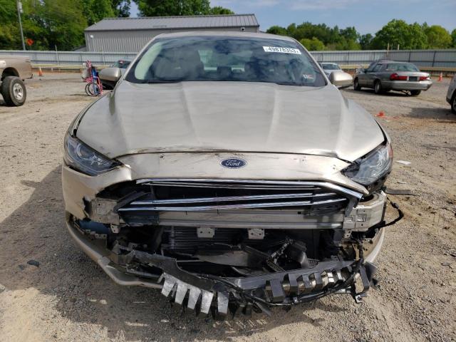 3FA6P0LU4JR175007 - 2018 FORD FUSION SE HYBRID TAN photo 5