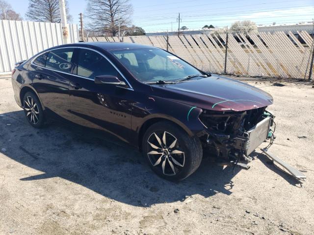 1G1ZG5ST5MF011420 - 2021 CHEVROLET MALIBU RS 紫色 照片 4