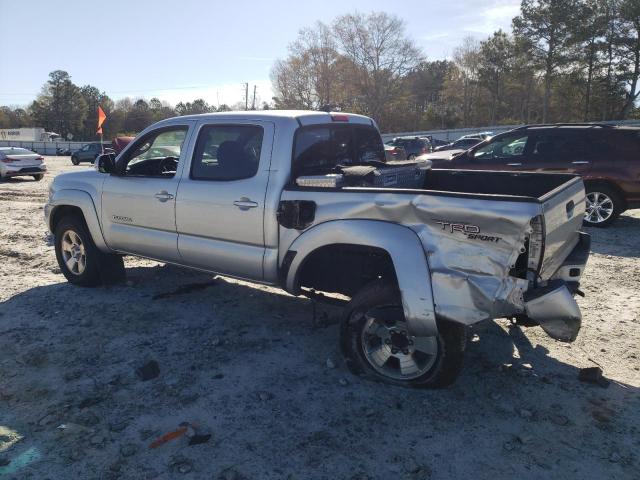 5TFJU4GN1CX020884 - 2012 TOYOTA TACOMA DOUBLE CAB PRERUNNER SILVER photo 2