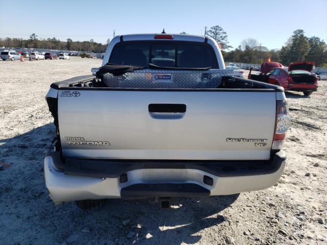 5TFJU4GN1CX020884 - 2012 TOYOTA TACOMA DOUBLE CAB PRERUNNER SILVER photo 6
