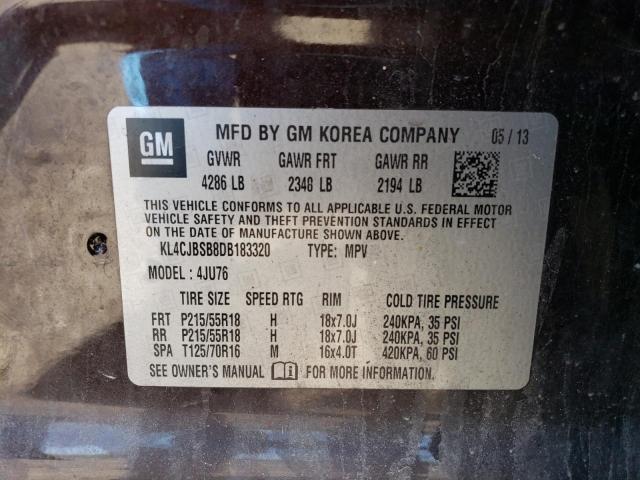 KL4CJBSB8DB183320 - 2013 BUICK ENCORE CONVENIENCE 紫色 照片 13