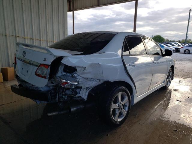 2T1BU4EE2BC668450 - 2011 TOYOTA COROLLA BASE WHITE photo 3