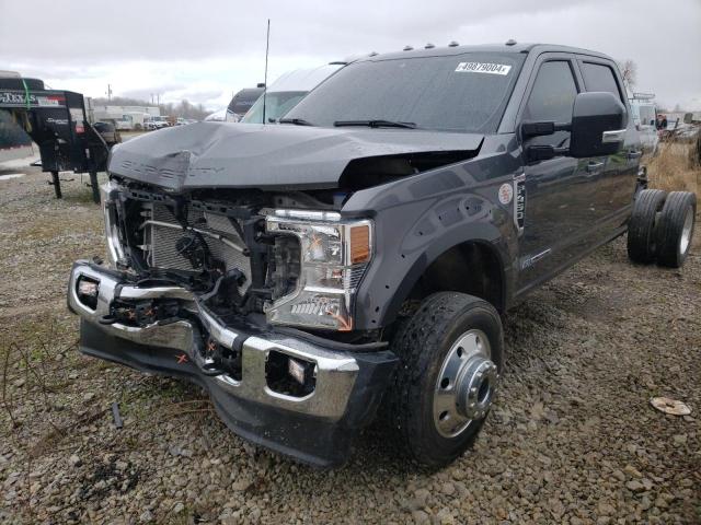 1FD0W4HT1NEG10192 - 2022 FORD F450 SUPER DUTY GRAY photo 1