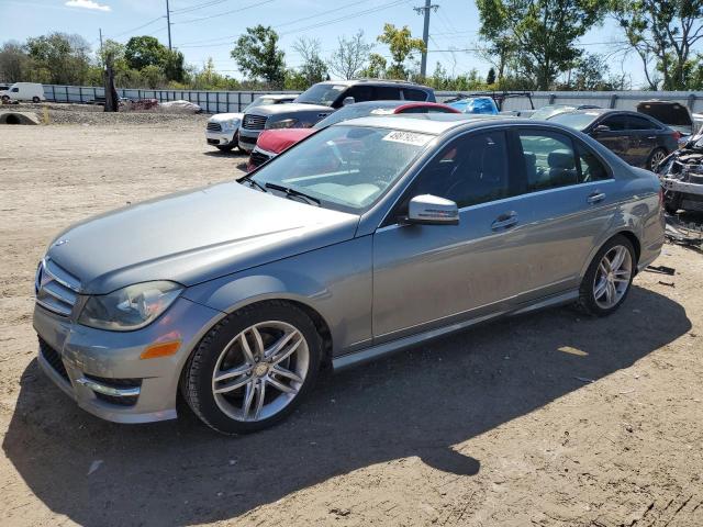 WDDGF8BB9CR240759 - 2012 MERCEDES-BENZ C 300 4MATIC GRAY photo 1