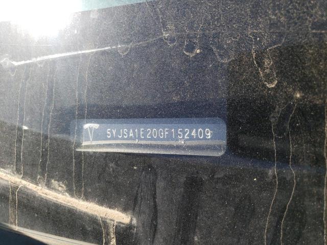 5YJSA1E20GF152409 - 2016 TESLA MODEL S Ağ foto 12