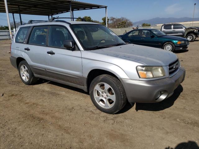 JF1SG65673G722409 - 2003 SUBARU FORESTER 2.5XS SILVER photo 4