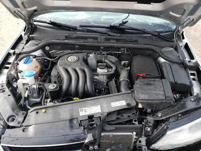 3VW2K7AJXFM266728 - 2015 VOLKSWAGEN JETTA BASE Արծաթագույն լուսանկար 11