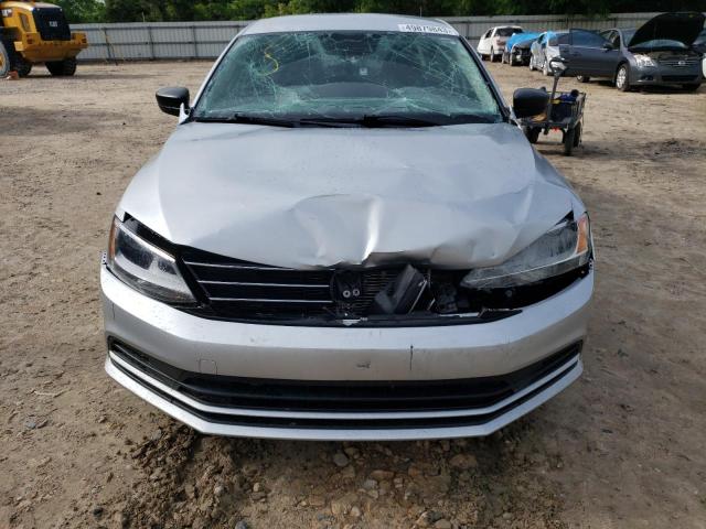 3VW2K7AJXFM266728 - 2015 VOLKSWAGEN JETTA BASE Արծաթագույն լուսանկար 5