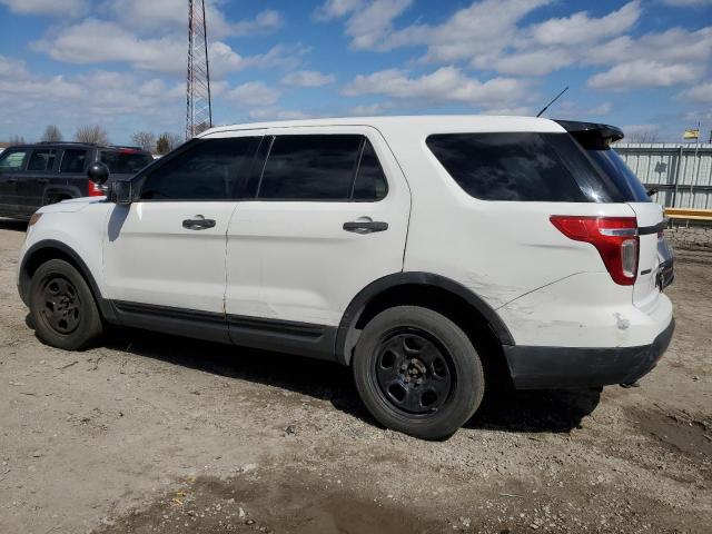 1FM5K8AR3EGA23522 - 2014 FORD EXPLORER POLICE INTERCEPTOR 白色 照片 2