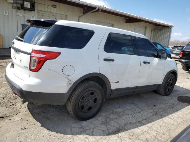 1FM5K8AR3EGA23522 - 2014 FORD EXPLORER POLICE INTERCEPTOR 白色 照片 3