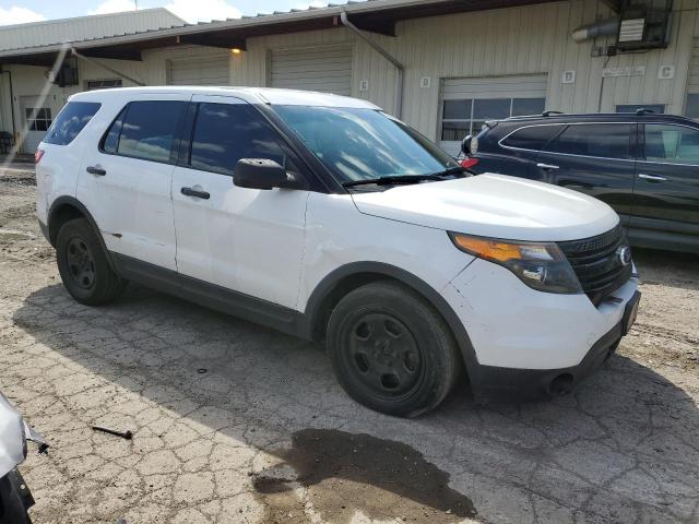 1FM5K8AR3EGA23522 - 2014 FORD EXPLORER POLICE INTERCEPTOR 白色 照片 4