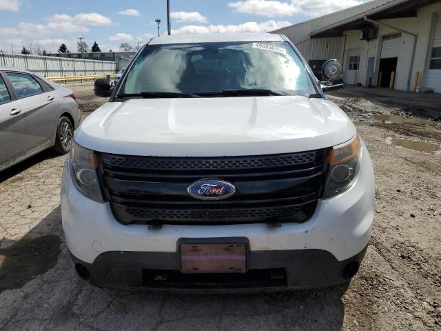 1FM5K8AR3EGA23522 - 2014 FORD EXPLORER POLICE INTERCEPTOR 白色 照片 5