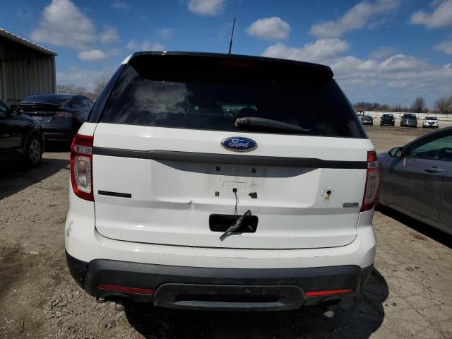 1FM5K8AR3EGA23522 - 2014 FORD EXPLORER POLICE INTERCEPTOR 白色 照片 6