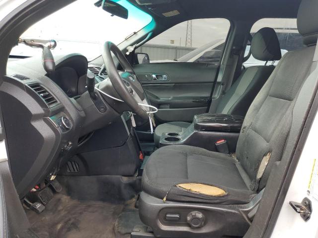1FM5K8AR3EGA23522 - 2014 FORD EXPLORER POLICE INTERCEPTOR 白色 照片 7