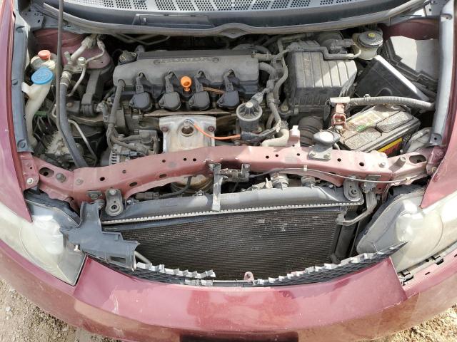 19XFA1F61AE064999 - 2010 HONDA CIVIC LX-S 勃艮第红 照片 11