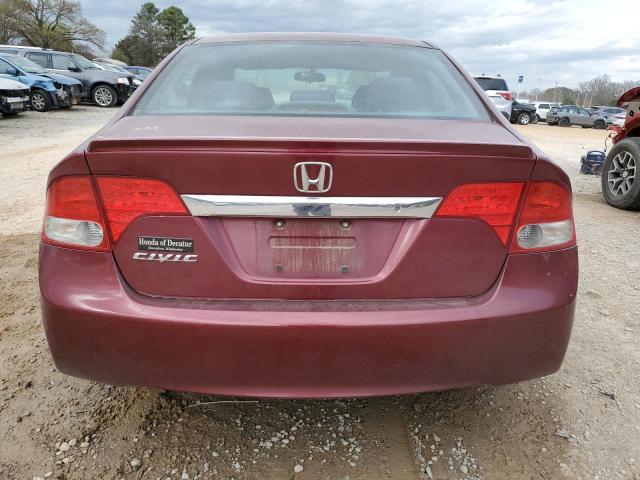 19XFA1F61AE064999 - 2010 HONDA CIVIC LX-S 勃艮第红 照片 6