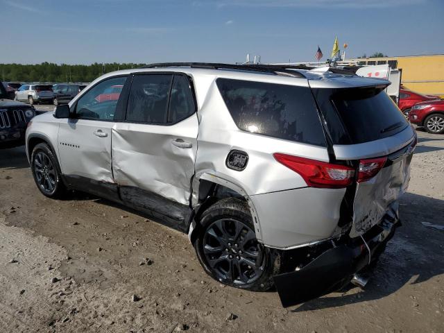 1GNERJKW4MJ268981 - 2021 CHEVROLET TRAVERSE RS SILVER photo 2