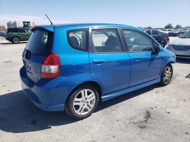JHMGD38677S061551 - 2007 HONDA FIT S 蓝色 照片 3