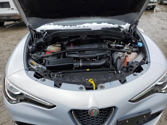 ZASPAKBN9L7C90404 - 2020 ALFA ROMEO STELVIO TI ვერცხლისფერი ფოტო 11