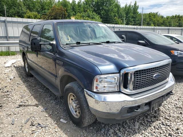 1FMNU40S34EB31737 - 2004 FORD EXCURSION XLT BLUE photo 4