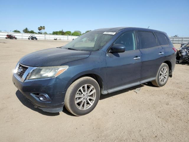 5N1AR2MN9EC725187 - 2014 NISSAN PATHFINDER S 蓝色 照片 1
