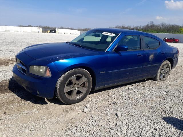 2B3KA53T29H523555 - 2009 DODGE CHARGER R/T BLUE photo 1