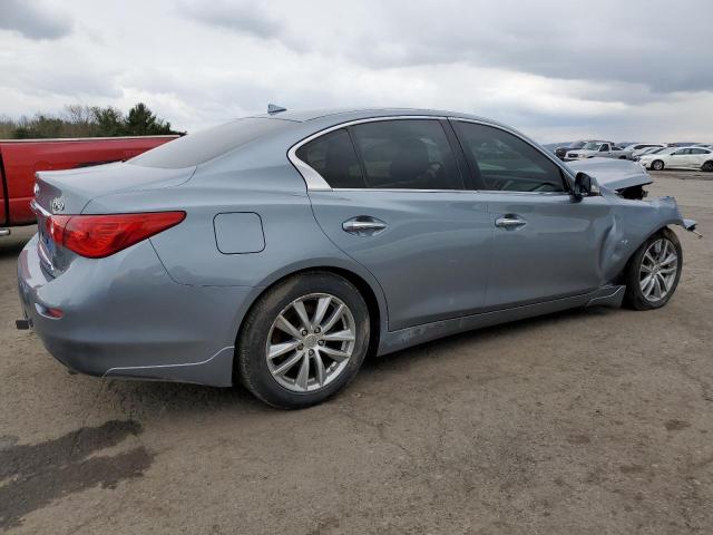 JN1BV7AR7EM685388 - 2014 INFINITI Q50 BASE BLUE photo 3