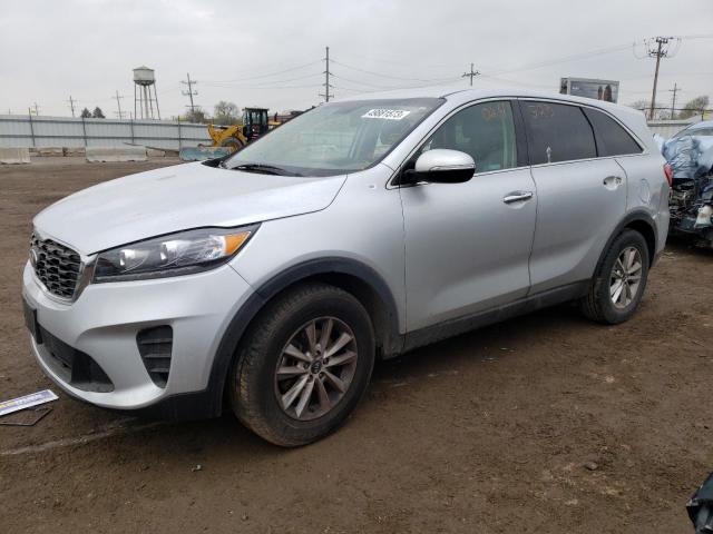 5XYPG4A38KG565328 - 2019 KIA SORENTO L SILVER photo 1