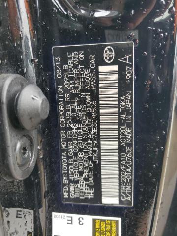 JTKJF5C73E3078506 - 2014 TOYOTA SCION TC 黑色 照片 12