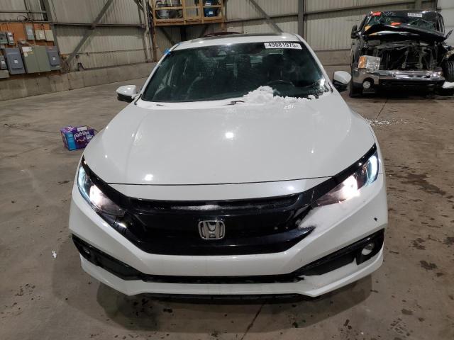 2HGFC2F83KH032998 - 2019 HONDA CIVIC SPORT WHITE photo 5