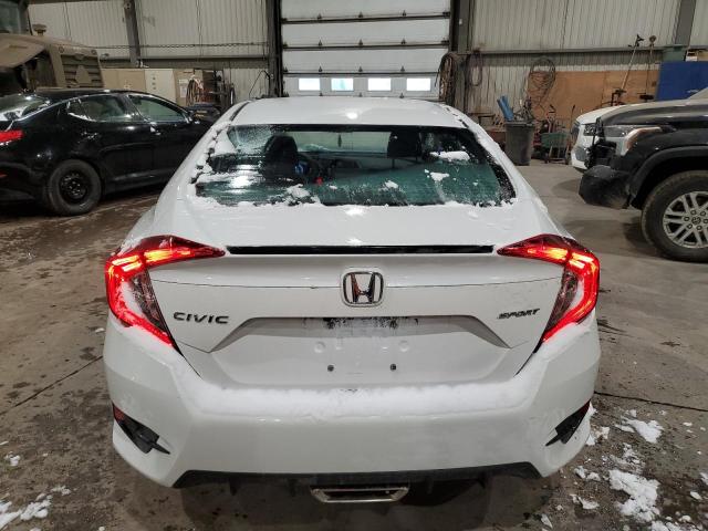 2HGFC2F83KH032998 - 2019 HONDA CIVIC SPORT WHITE photo 6