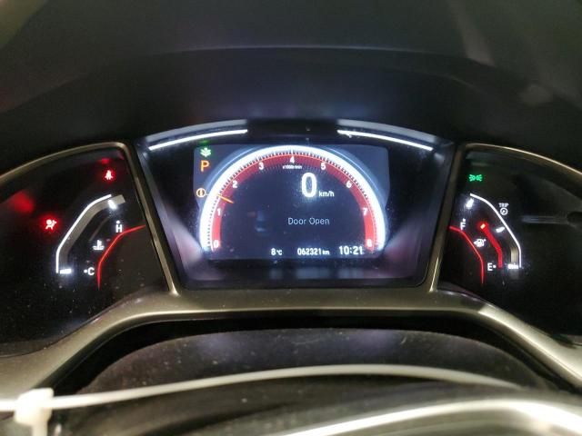 2HGFC2F83KH032998 - 2019 HONDA CIVIC SPORT WHITE photo 9